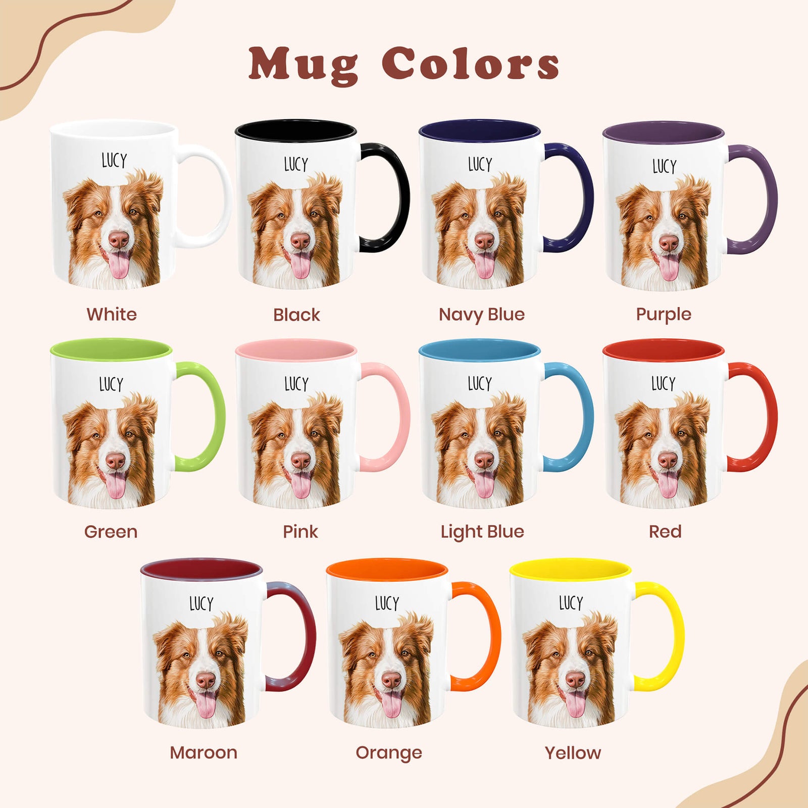 Custom Pet Portrait Mug