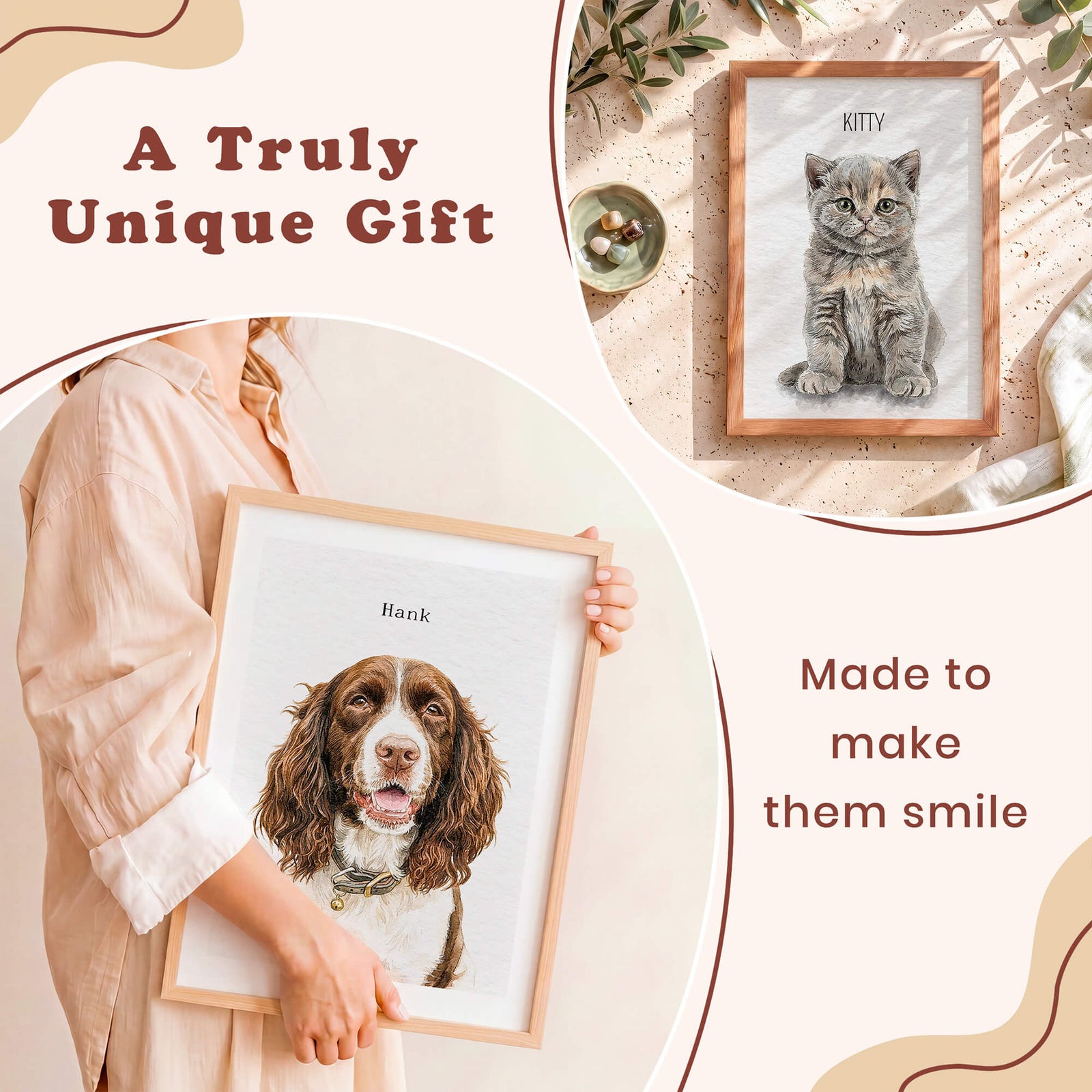 Custom Watercolor Pet Portrait