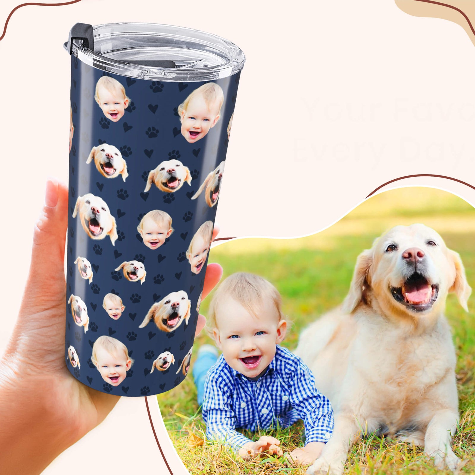 Custom Face Tumbler