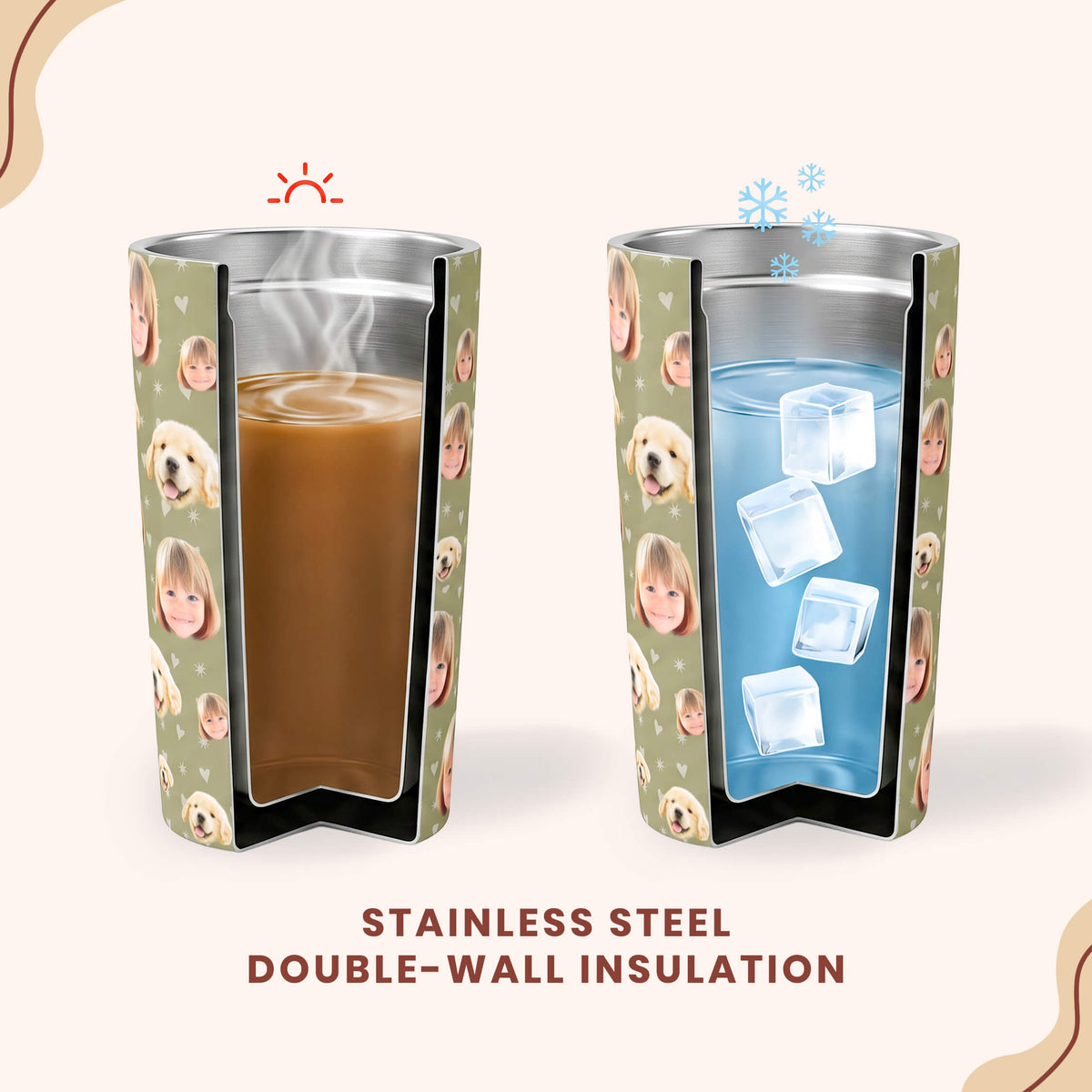 Custom Face Tumbler