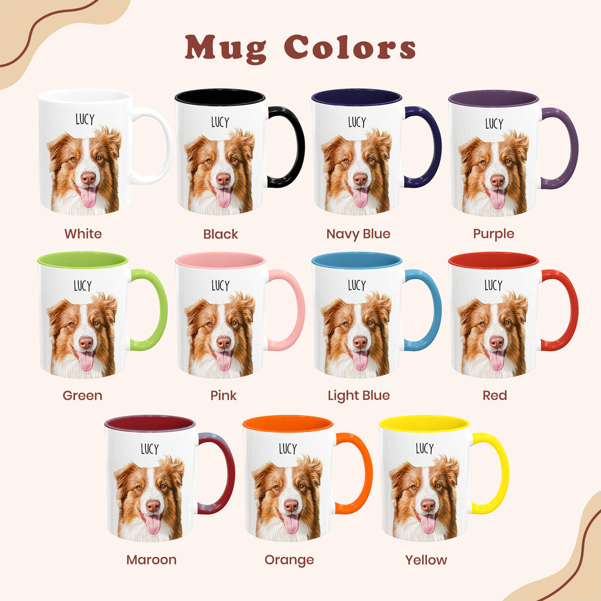 Custom Pet Portrait Mug