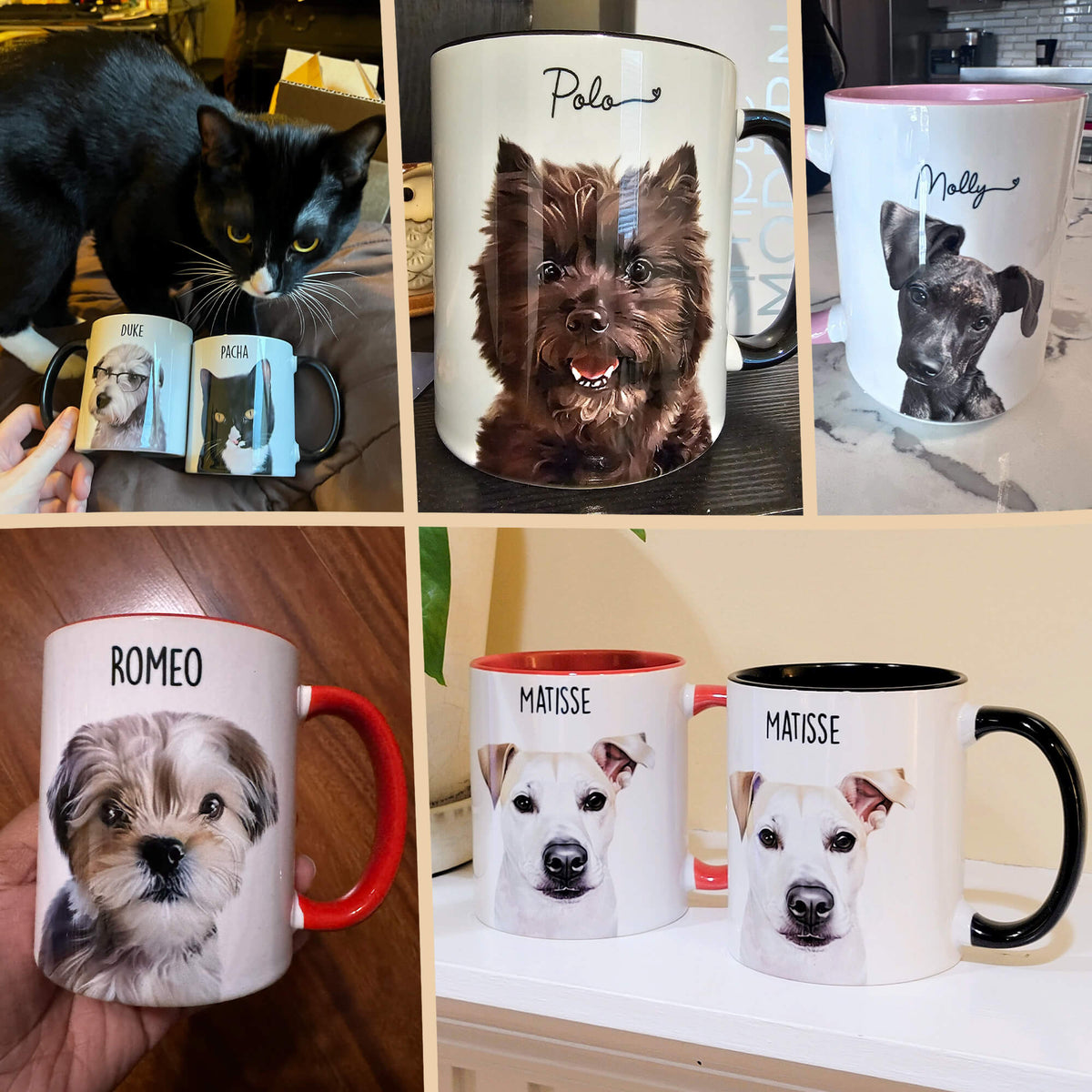 Custom Pet Portrait Mug