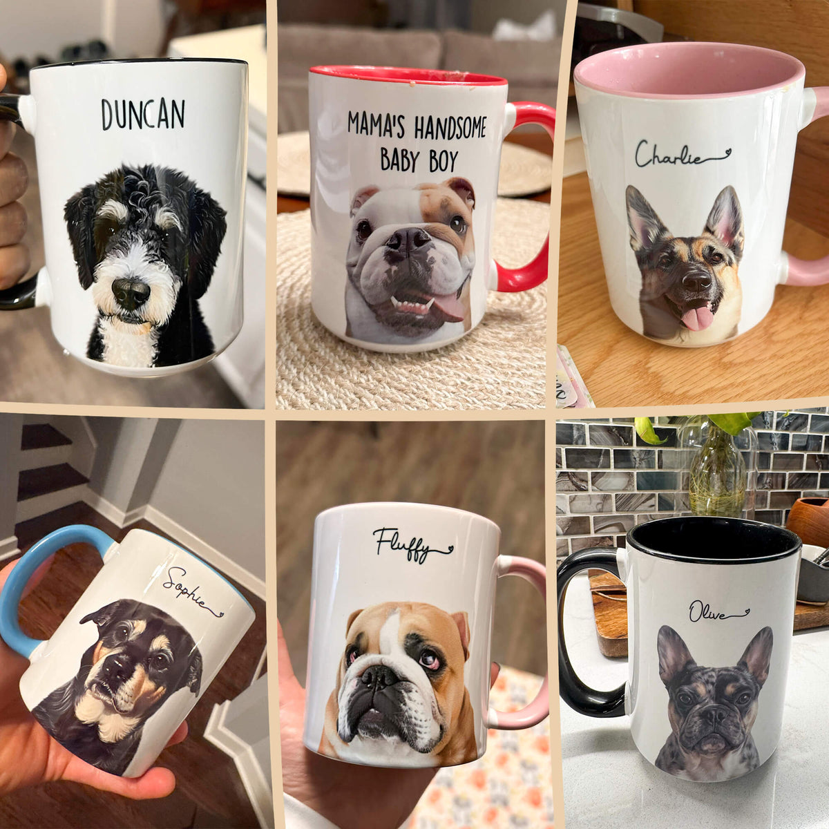 Custom Pet Portrait Mug