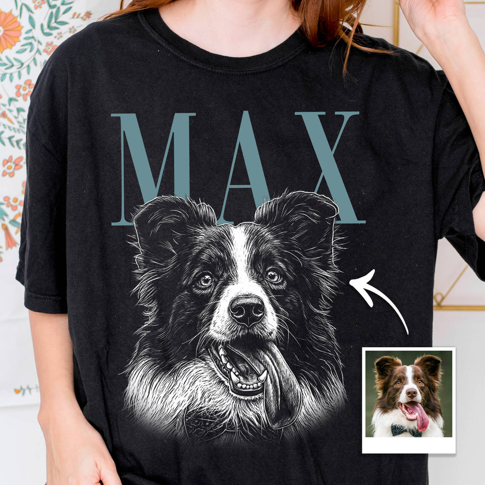 Custom Pet Portrait T-Shirt
