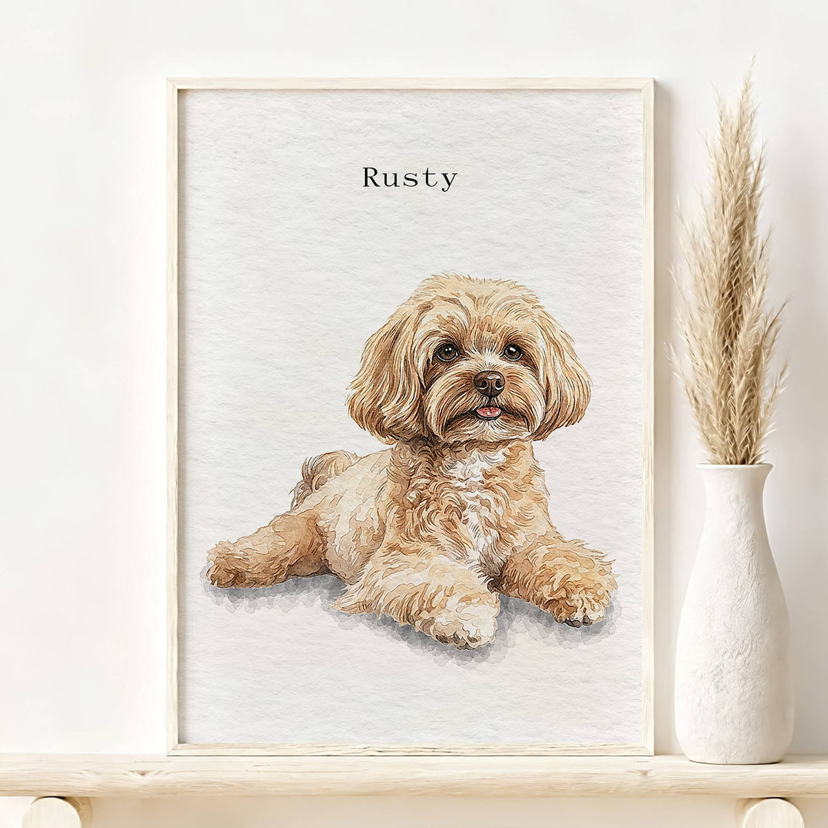 Custom Watercolor Pet Portrait