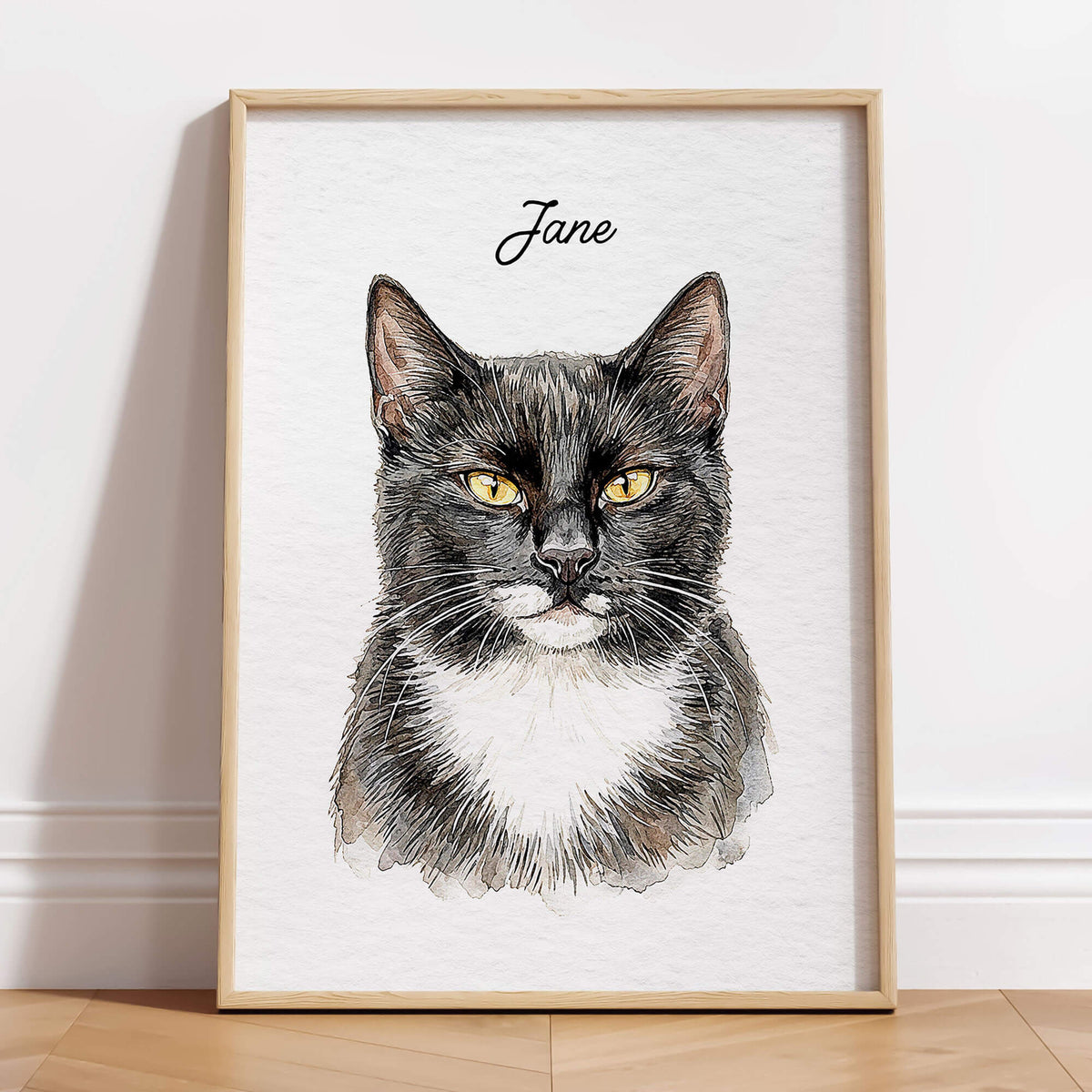 Custom Watercolor Pet Portrait