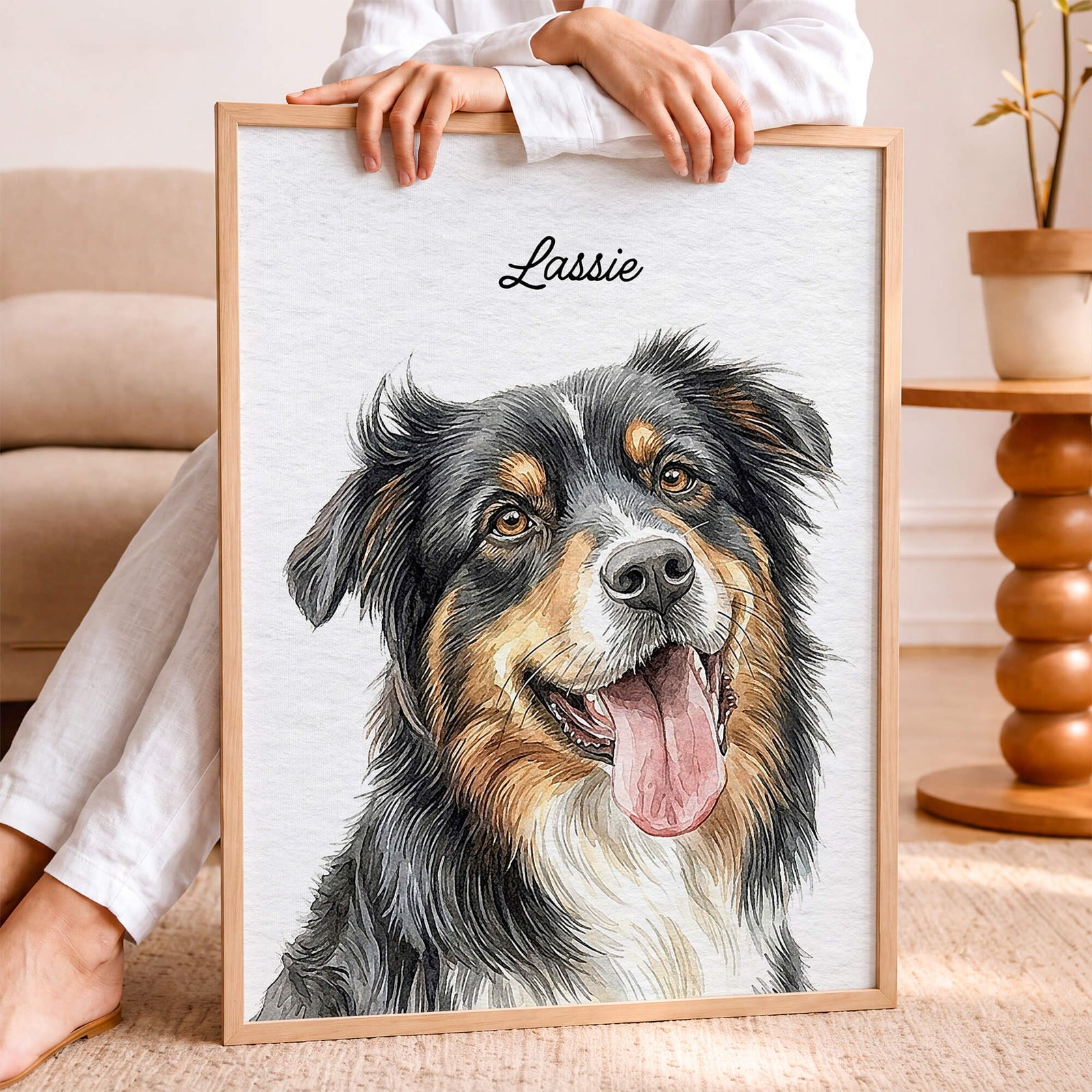 Custom Watercolor Pet Portrait