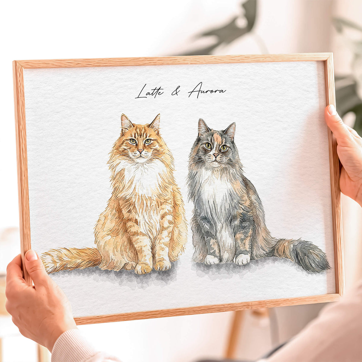 Custom Watercolor Pet Portrait